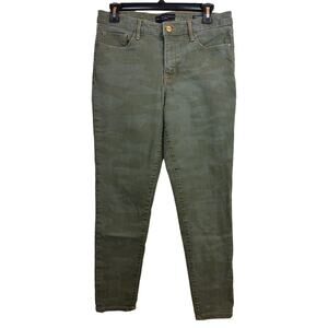 Sanctuary Denim Green Camo Women's Sz: 28 Social Standard Ankle Skinny Jeans
